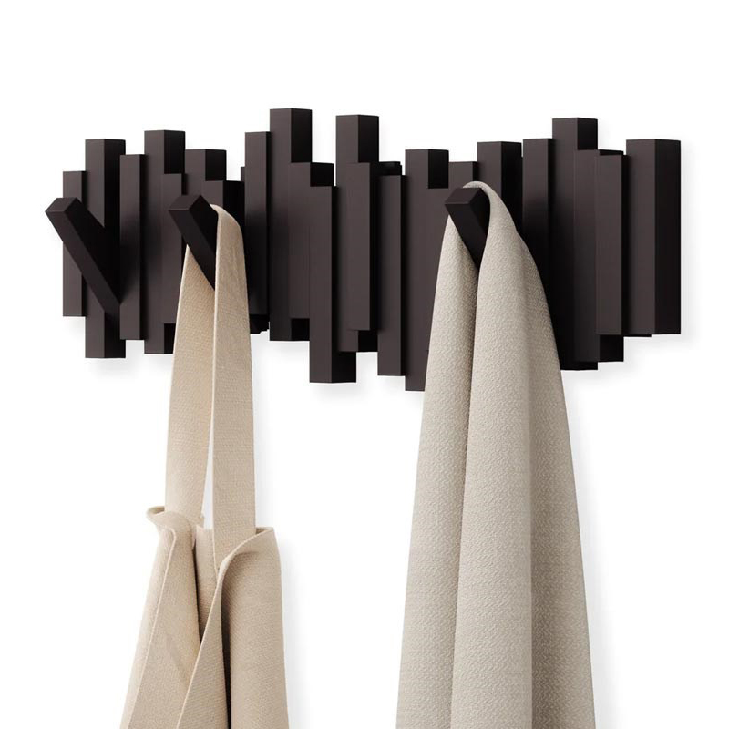 Perchero de pared Sticks x5 plegable Umbra