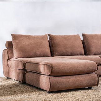Sofá Modular Terra con Chaise o Puff