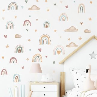 Vinilo adhesivo infantil  Arcoiris de colores
